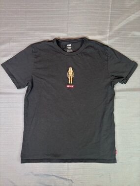 Levi’s Star Wars Chewbacca T Shirt Men’s M Black Graphic Logo Tee